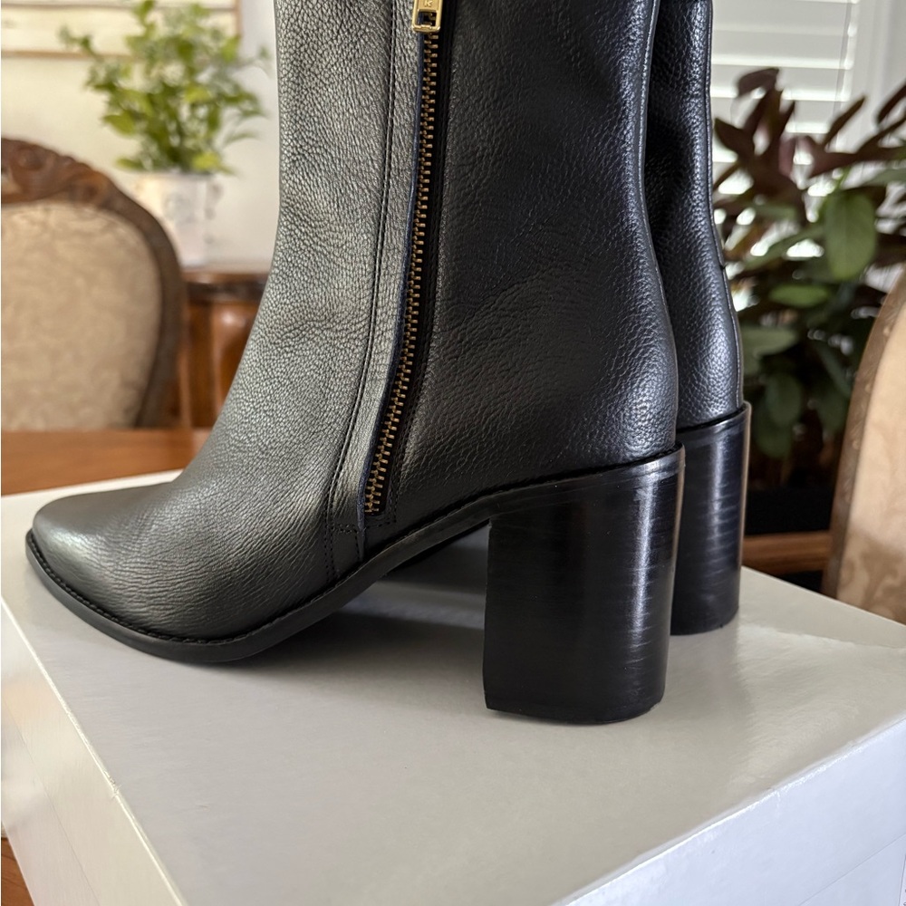 Seychelles LEATHER Ankle Boots 7.5 Black